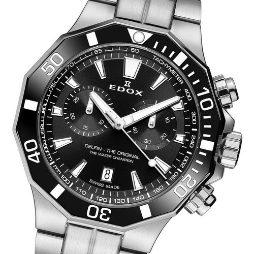 Edox delfin chronograph herren - delfin,
