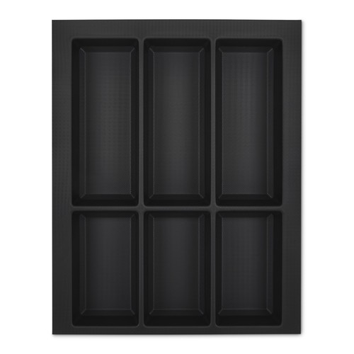 Besteckeinsatz 450 schwarz - besteckeinsatz, mm