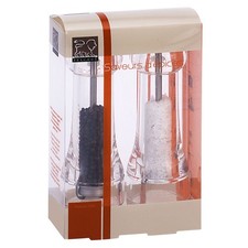 PEUGEOT Mühlenset TOUL 16cm Acryl Pfeffermühle Salzmühle Edelstahlmahlwerk