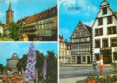 Erfurt thüringen - ak,