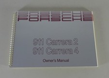 Betriebsanleitung / Owner´s Manual Porsche 911 Carrera 2 / 4 Typ 964 Mj. 1990