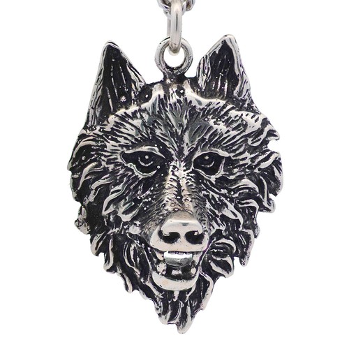 Großer wolf schmuck anhänger - großer,