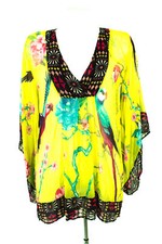 MATTHEW WILLIAMSON FOR H&M Tuniken Bluse Blouse Seide Damen Gr. DE 36 Mehrfarbig