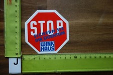 Alter Aufkleber Polizei Kriminalpolizei WINKHAUS Stop sichern Sie Ihr Eigentum