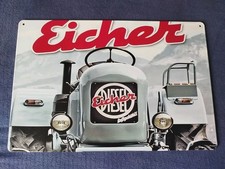 Werbe Blechschild EICHER