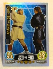 TOPPS Force Attax Movie Serie 1 limitierte Karte Anakin - Obi Wan LE 4 STAR WARS