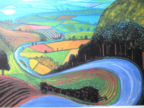 David hockney lithographie - david,