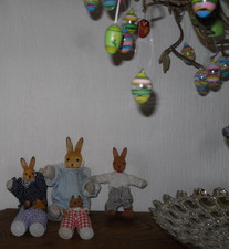 5x Lotte Sievers Hahn Hasen