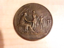 Medaille Frankreich Concours de Tir aus Bronze