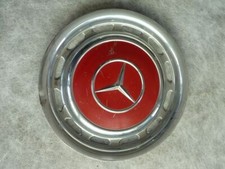 Mercedes 1x Radkappe 14 Zoll Chrom Rot 526