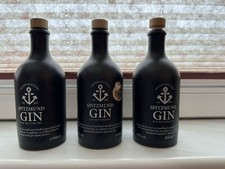 3 leere Flaschen Spitzmund Gin 0,5 Liter