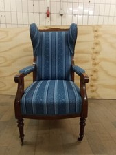 Prunksessel Jugendstil Blau