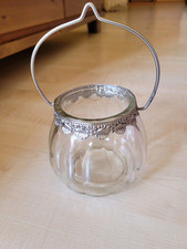 Windlicht zum Hängen Glas Transparent 11cm Durchmesser 10cm Hoch 