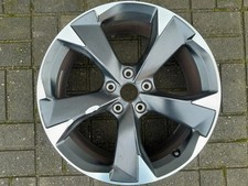 1x Alufelge 18 Zoll 7.5" 5x112 46ET Glanz Schwarz 5FA601025H Seat Leon Rim Wheel