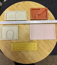 Konvult Silikonformen Mauer