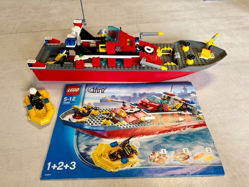 Lego city feuerwehrboot - feuerwehrboot, inkl