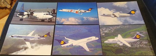 Postkarten lufthansa - x,