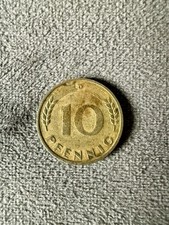 10 Pfennig 1949 " D "  Bank