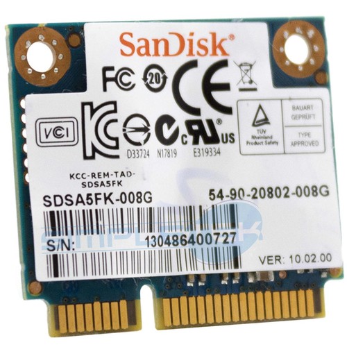 Sandisk ssd msata 8gb - sandisk,