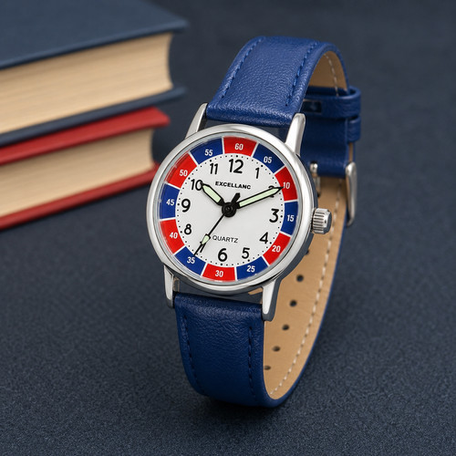 Excellanc kinder lernuhr - excellanc, blau