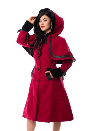 Vixxsin mantel elena rot cape - mantel,