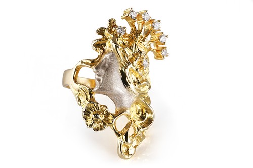 Ring frauenkopf 7 - ring, *frauenkopf*