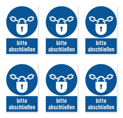 Bitte abschließen - bitte,
