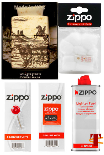 Zippo geschenkset winddichtes - geschenkset:,