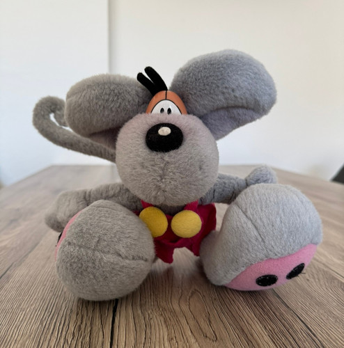 Diddl maus stofftier - maus, grau