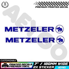 2x METZELER Vinyl Aufkleber