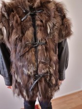 Damen Pelz/Lederjacke Gr. 42