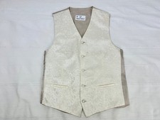 Wilvorst Weste Hochzeitsweste 94 46 Small ecru creme Herren