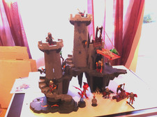 Playmobil 4835 Drachenburg, Ritter, Knights, Bauanleitung