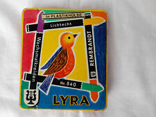 Alte Blechdose Lyra Wachsmalkreiden Nr. 840 Rembrandt ca. 50er 60er Jahre