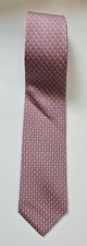 Hermès Paris Krawatte Tie 100% Seide Rosa Fisch Krabbe Fish Crab w. NEU