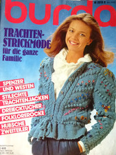 altes Burda Modeheft Sonderausgabe - Trachten, Folklore  - mit Schnittmuster