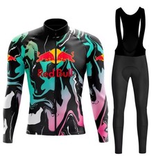 Radtrikot RedBull Langarm Set