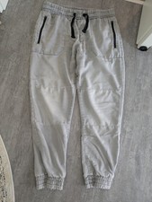 Livergy Lidl Gr. 54 Herren Sweat-Denim-Joggers Jogginghose Sport Grau Business