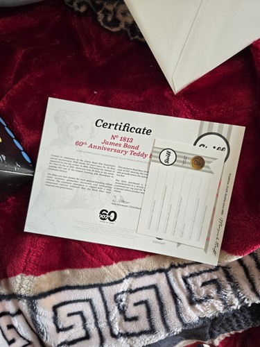 Steiff james bond - bond, 60th