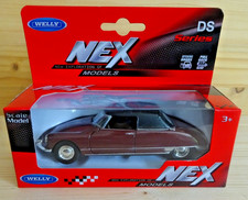 Welly Nex Modellauto 1:34-1:39 Citroen DS Cabrio Dunkelrot NEU + ungeöffnete OVP