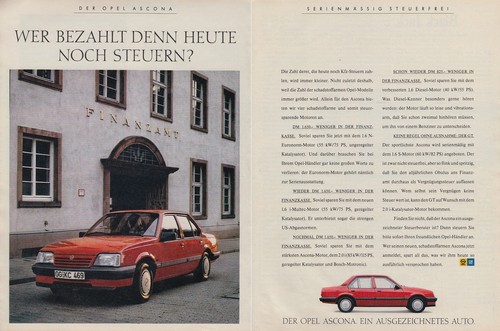 Opel ascona reklame - -,