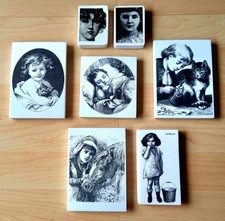 LaBlance-Stempel 7 Stck. Kinder Vintage