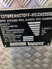 Holzvergaser Lopper Dragon 35KW Bj. 1998