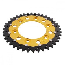 Kettenrad Alu gold 40-Zähne 520-Teilung für Ducati Monster 900 ie Dark 2000-2002