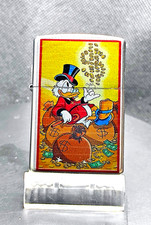 Zippo /  ein original Zippo aus der Gold-Case Fan Edition / Dagobert Duck