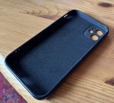 Handy Hülle für iPhone 11 Kamera Schutz Silikon Case Schwarz Gebraucht
