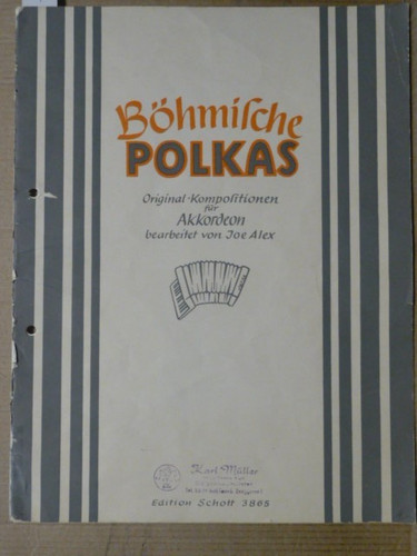 Musiknoten böhmische polkas - böhmische,