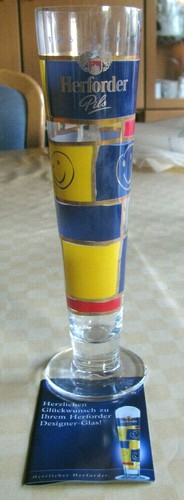 Herforder pils designer glas - pils,