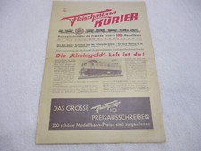 Fleischmann Kurier Heft 11 von 1963 HO Hauszeitschrift Fleischmann Softcover