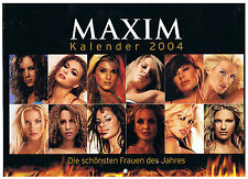 MAXIM - Kalender 2004 - Die schönsten Frauen des Jahres - 